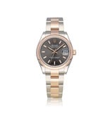 Rolex Datejust 31 - 2025 box + papers | steel - rose gold slate - grey domed Oyster