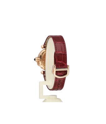 Cartier Pasha de Cartier  30 - 2024 box + papers | rose gold burgundy - factory diamond bezel