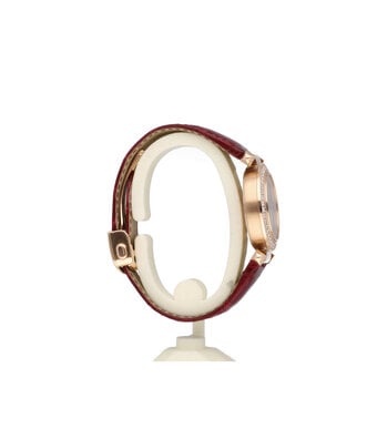 Cartier Pasha de Cartier  30 - 2024 box + papers | rose gold burgundy - factory diamond bezel