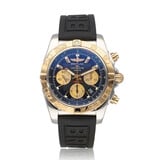 Breitling Chronomat B01 44 NEW BREITLING SERVICE - 2019 B+P | steel - rose gold black roman rubber