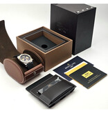 Breitling Chronomat B01 44 NEW BREITLING SERVICE - 2019 B+P | steel - rose gold black roman rubber