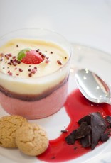 pistache-fior di latte dessertglaasje