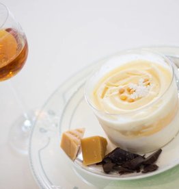 pistache-fior di latte dessertglaasje