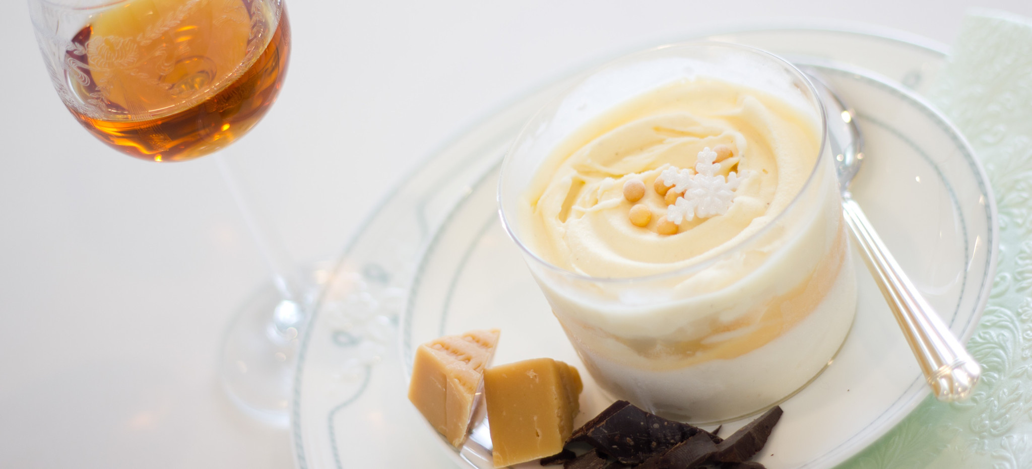 Dessertglaasje Braambes - Sabayon