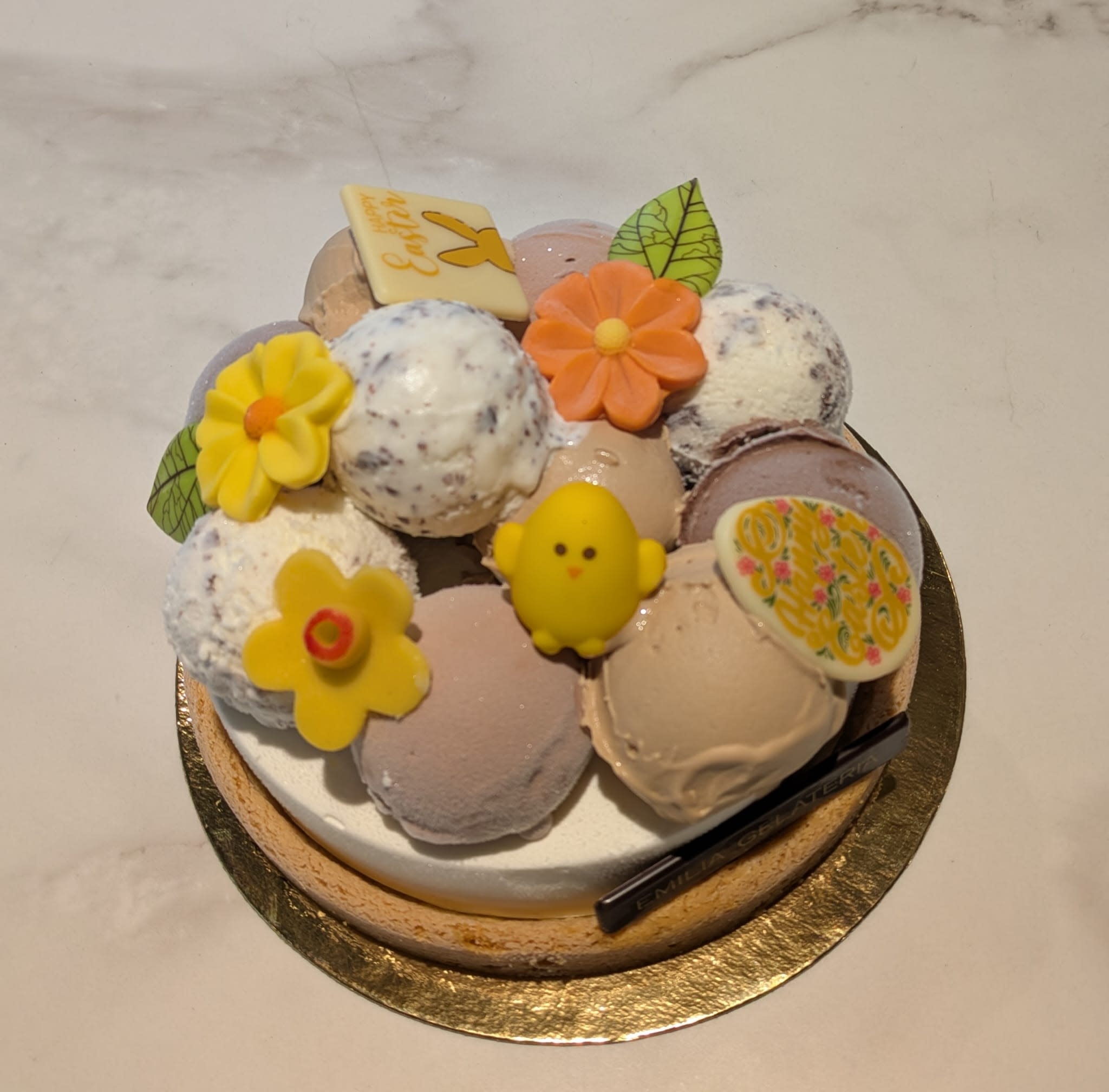 Paas-ijstaart Stracciatella