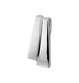 Zilveren hanger - Gerhodineerd - Mat/glanzend