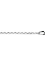 Zilveren lengtecollier - Slang - 1.2 mm - 50 cm