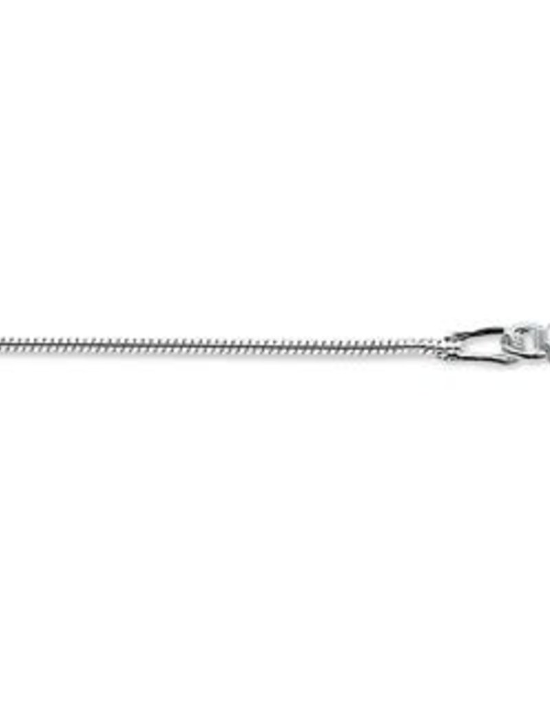 Zilveren lengtecollier - Slang - 1.2 mm - 50 cm