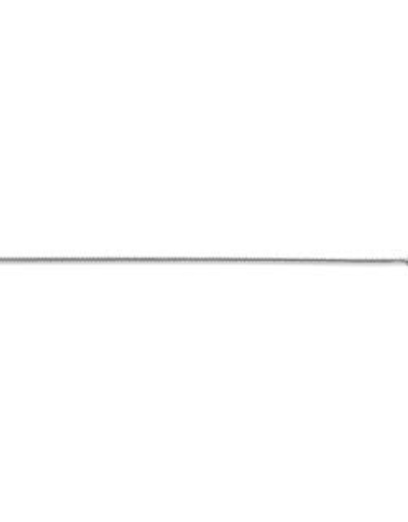 Zilveren lengtecollier - Slang - 1.2 mm - 50 cm