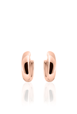 Gisser Hoops - 18 karaats roségoud op zilveren oorringen - 13.5 mm