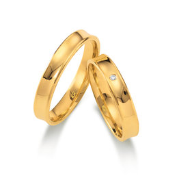Gettmann Trouwringen - Geel goud - 1104,40 mm - 1 briljant = 0.01 ct