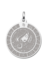 Zilveren naam sterrenbeeld rond