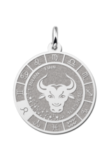 Zilveren naam sterrenbeeld rond