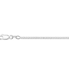 Zilveren lengtecollier - Gourmet - 2.1 mm - 60 cm