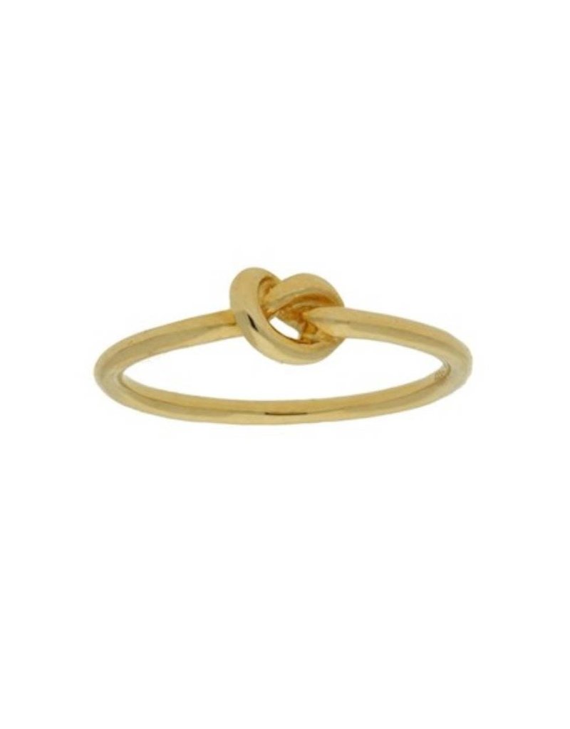 Gouden ring - 14 karaats - Knoop - Maat 54