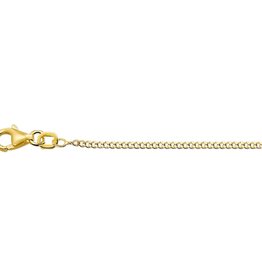 Gouden lengtecollier - 14 karaats - Gourmet - 1.4 mm - 50 cm