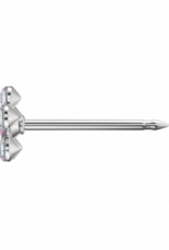 Studex Studex schietknopjes - Daisy Zirkonia Kristal en Roze - 7512-6410 (157)