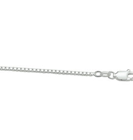 Zilveren lengtecollier - Venetiaans -1.4 mm