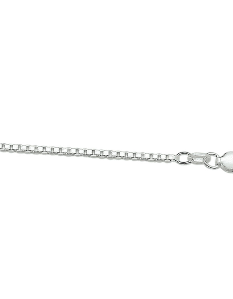Zilveren lengtecollier - Venetiaans -1.4 mm
