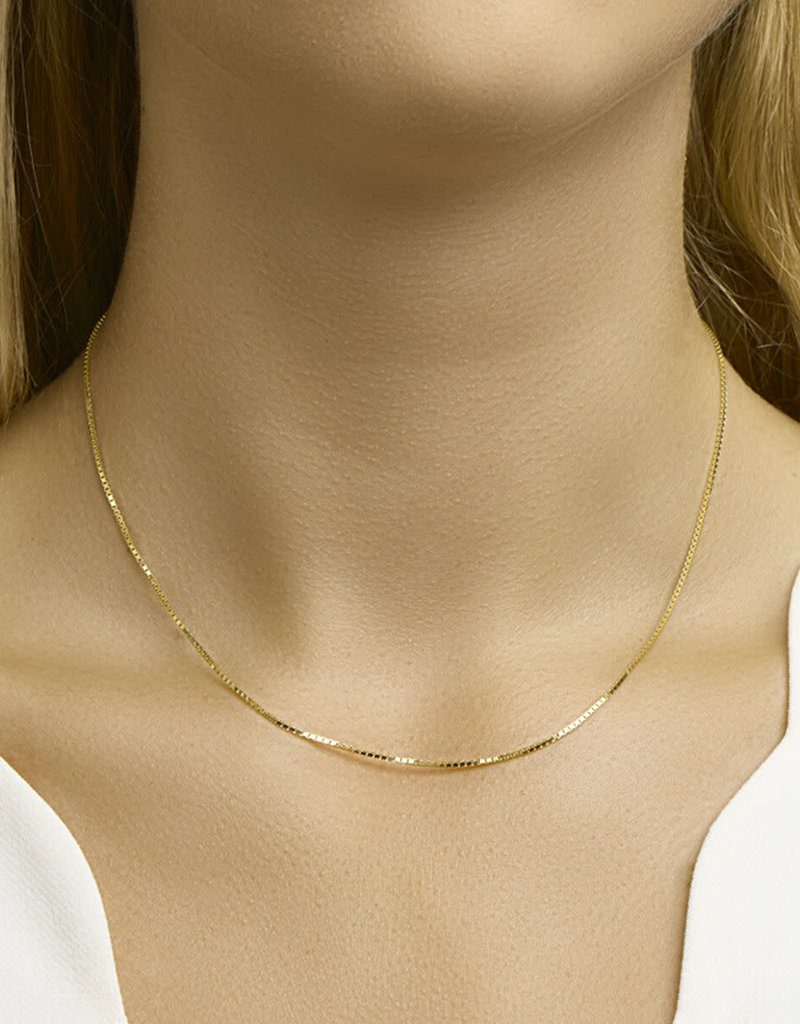 Gouden lengtecollier - 14 Karaats - Venetiaans - 1.1 mm