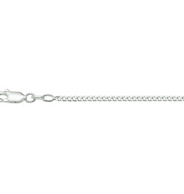 Zilveren lengtecollier - Gourmet - 2.0 mm