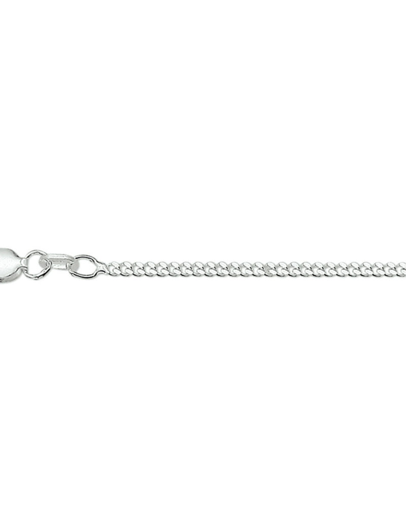 Zilveren lengtecollier - Gourmet - 2.1 mm