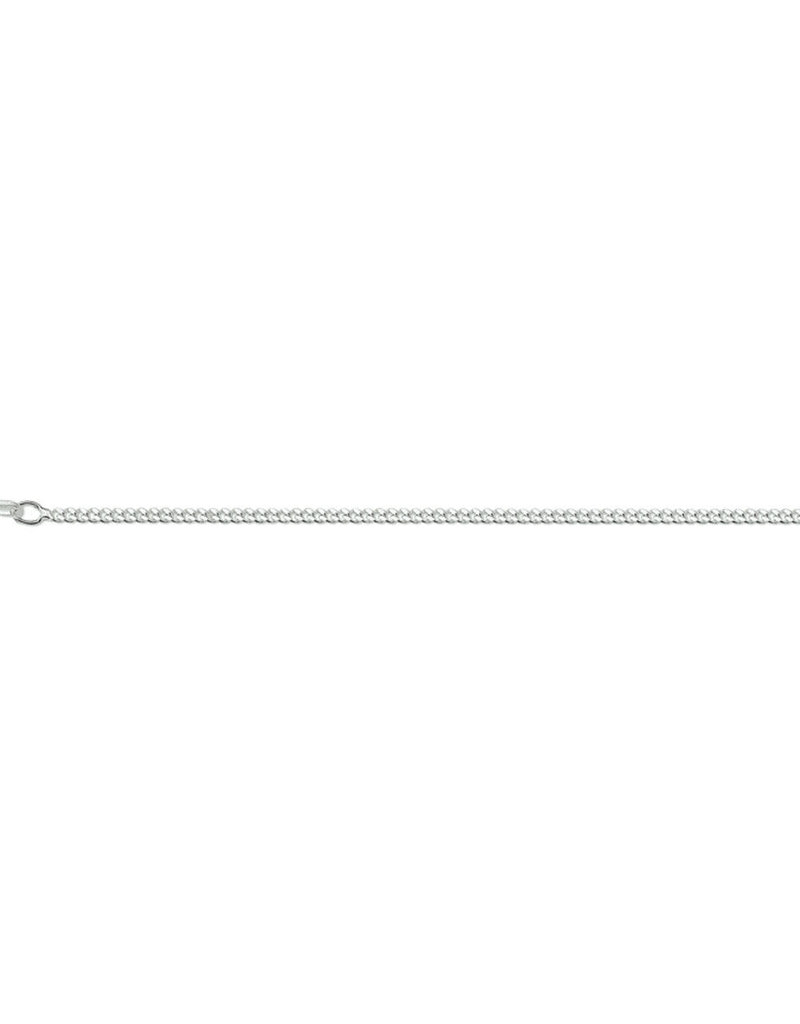 Zilveren lengtecollier - Gourmet - 2.1 mm