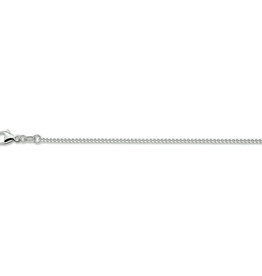 Zilveren lengtecollier - Gourmet - 1.6 mm