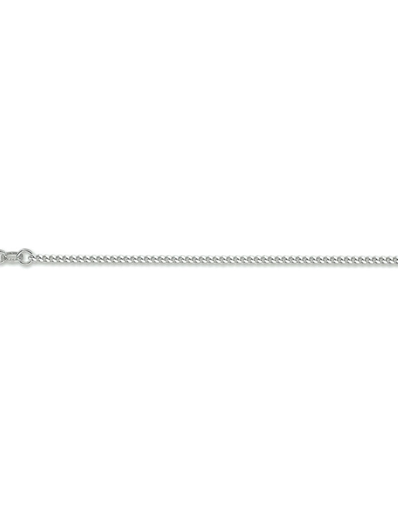 Zilveren lengtecollier - Gourmet - 1.6 mm