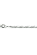 Zilveren lengtecollier - Gourmet - 1.8 mm