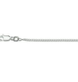 Zilveren lengtecollier - Gourmet - 1.8 mm