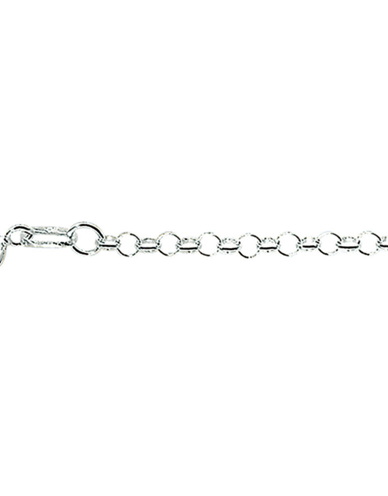 Zilveren lengtecollier - Jasseron - 2.5 mm