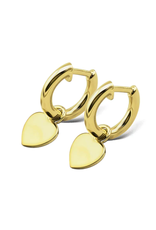 Jwls4u Jwls4u - Earrings - Heart Goldplated - JE012G