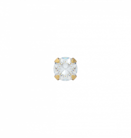 Studex Studex schietknopjes - Klauwzetting Verguld - Zirkonia 4 mm - 7511-0100 (110)