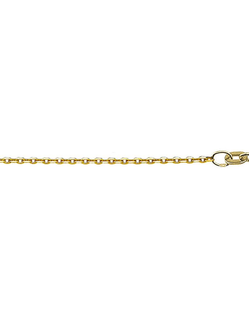 Gouden lengtecollier - 14 karaats - Anker - 1.2 mm