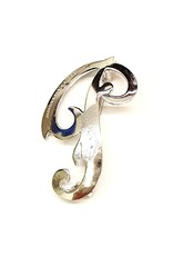 Occasions by Marleen Occasions by Marleen - Zilveren broche - Letter P