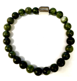 Thomss Thomss - Armband - Edelsteen - Jade Green