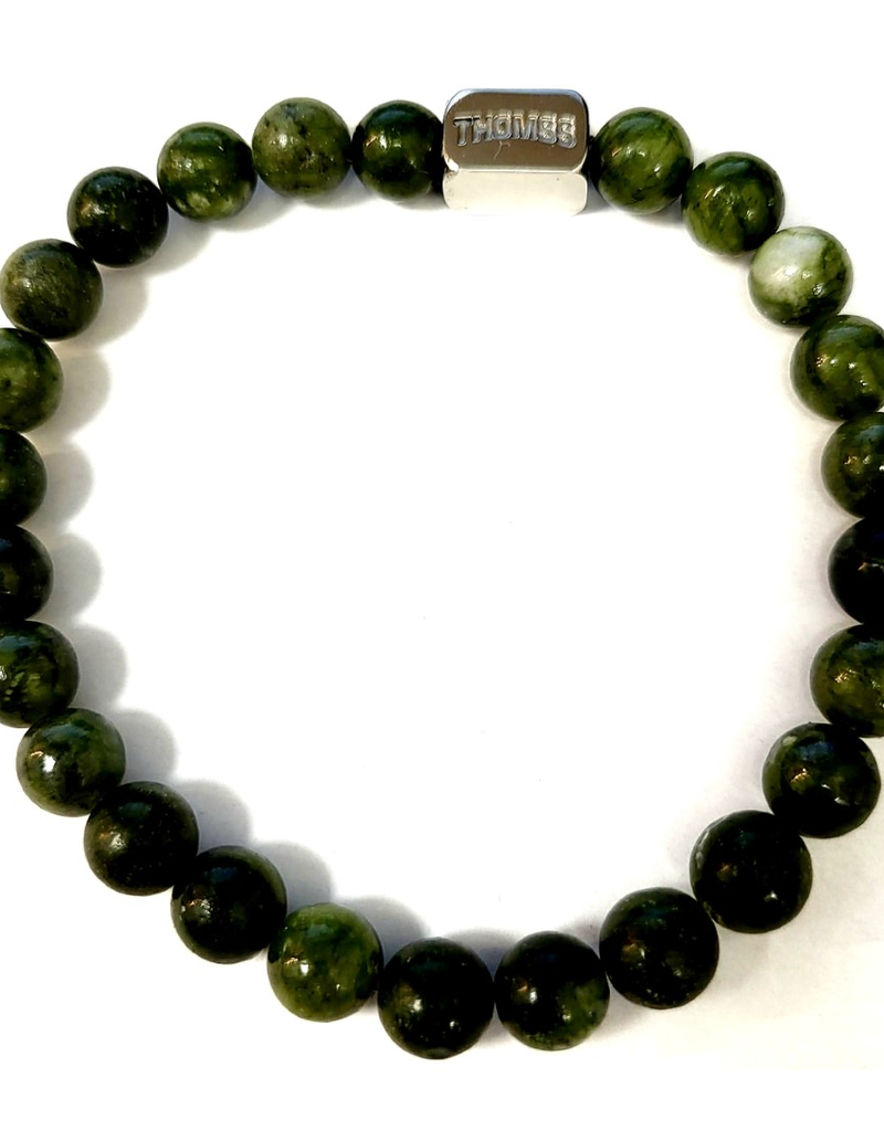 Thomss Thomss - Armband - Edelsteen - Jade Green