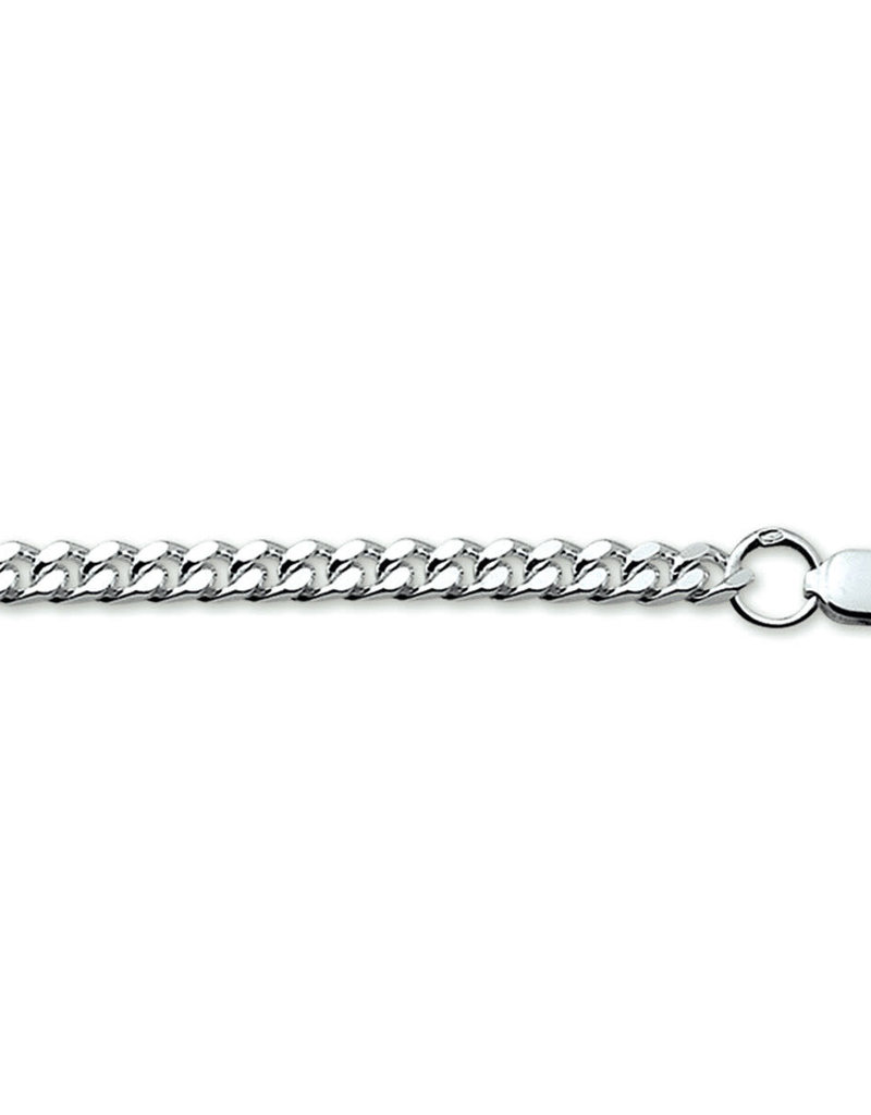 Zilveren lengtecollier - Gourmet - 3.5 mm