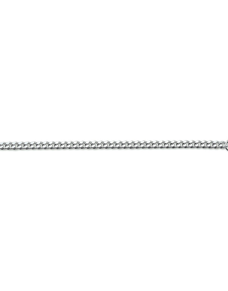 Zilveren lengtecollier - Gourmet - 3.5 mm