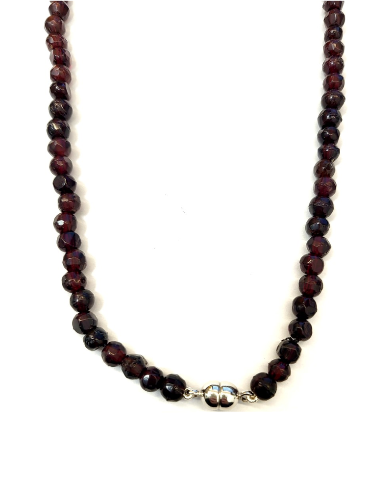 Renaissance Cultuurparels Collier - Gitjes - Zilveren magneetslot - 44.5 cm