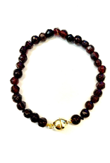 Renaissance Cultuurparels Armband - Gitjes - Verguld zilver magneetslot - 18.5 cm