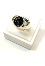 Occasions by Marleen Occasions by Marleen - Zilveren ring - Ti Sento - Blauwe steen - Maat 17.75
