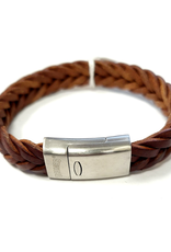 Thomss Thomss - Armband - Cognac - THS002 - 21.5 cm