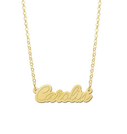 14 karaats - Gouden naamketting model Carolin