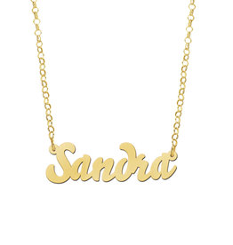14 karaats - Gouden naamketting model Sandra