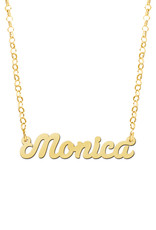 14 karaats - Gouden naamketting model Monica