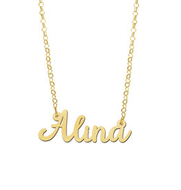 14 karaats - Gouden naamketting model Alina