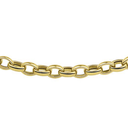 Gouden collier - 14 karaats - Jasseron - 4,3 mm - 45 cm