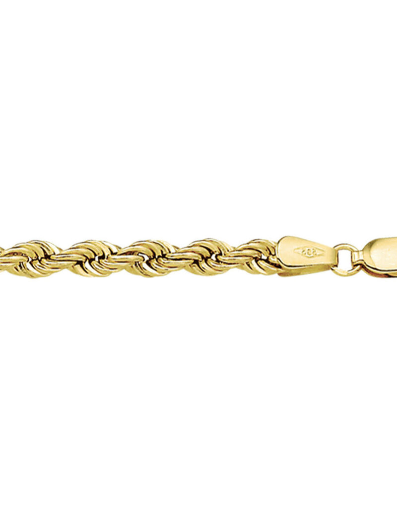 Gouden collier - 14 karaats - Koord - 3.9 mm - 45 cm